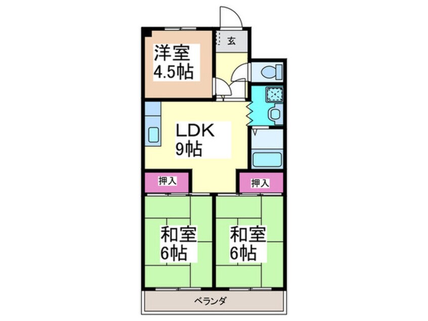 間取図 マンションラップ