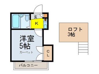 間取図 カ－サ四条畷