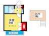 カ－サ四条畷 1Kの間取り