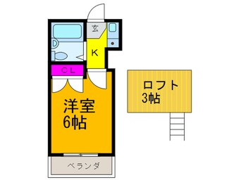 間取図 カ－サ四条畷