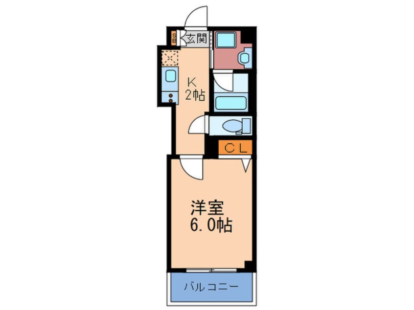 間取図 Ｋａｌｍｉａ北梅田