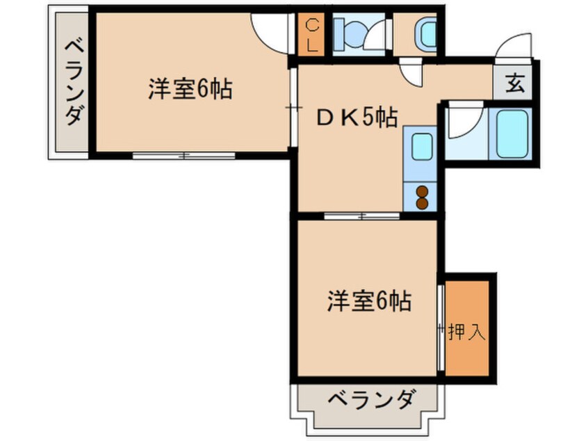 間取図 メゾン・四の宮