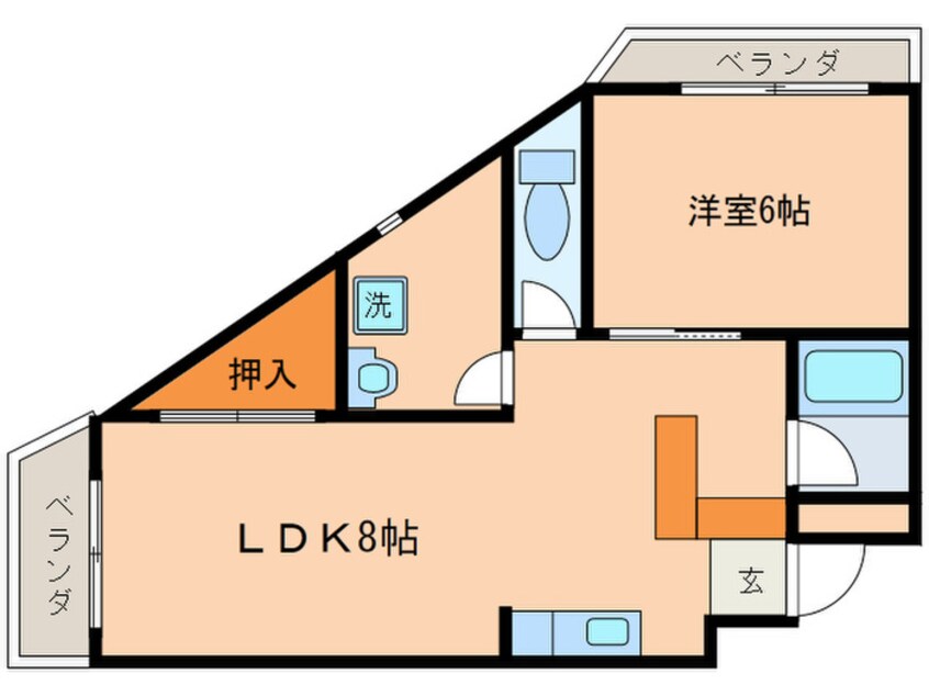 間取図 メゾン・四の宮