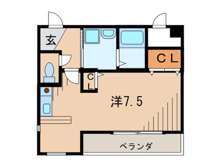 間取図 チェリ－ハイツ