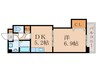 八番館 1DKの間取り