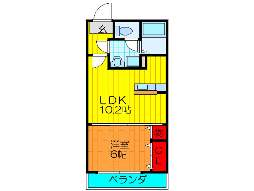 間取図 メ－プルリ－フ