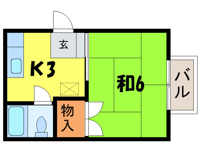 間取図 ハイツきいち