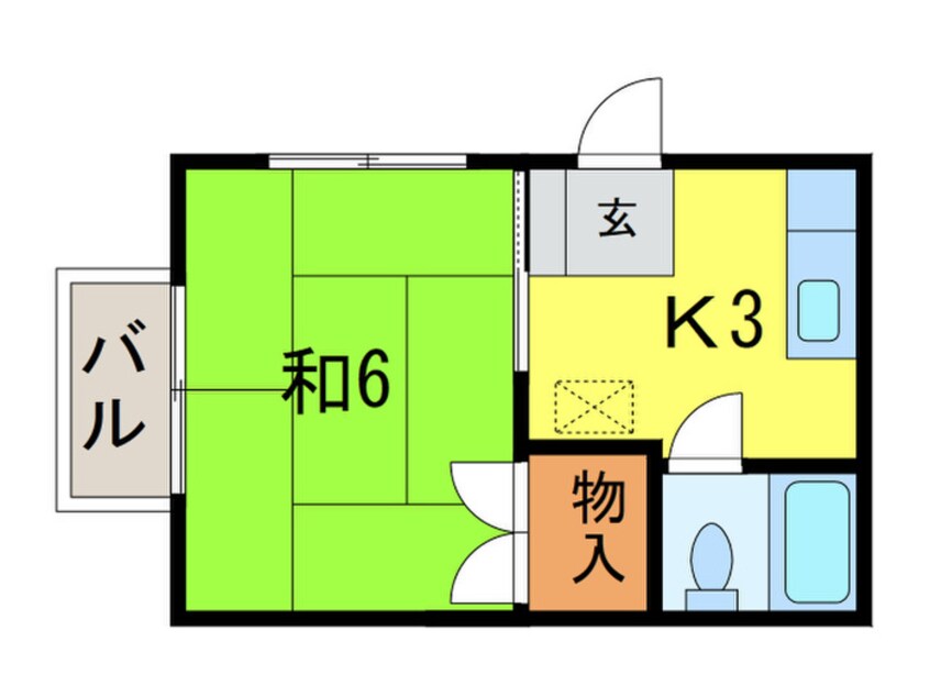 間取図 ハイツきいち