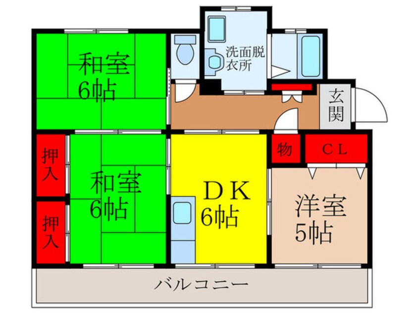間取図 アルバトロス