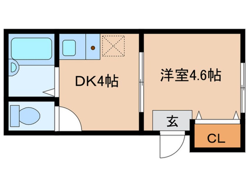 間取図 エステート野洲