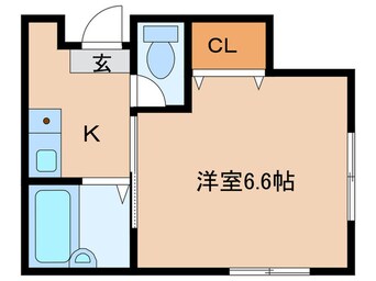 間取図 エステート野洲