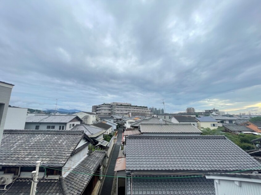 室内からの展望 クレア法善寺