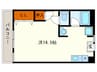 Ｅ－ＦＬＡＴ 1Rの間取り