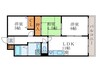 ベルベデ－ル向日町 3LDKの間取り
