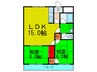香里大西第１ビル 2LDKの間取り