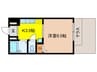 ウエストコ－ポ石橋 1Kの間取り
