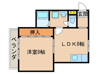 間取図 サンハイツ小栗栖Ⅱ