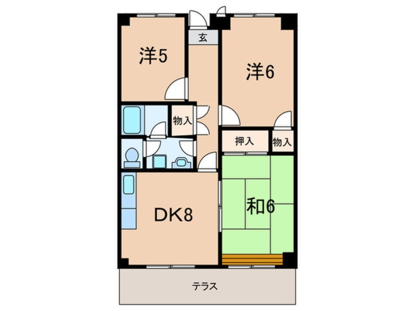 間取図 パブリックマンションノ－ア