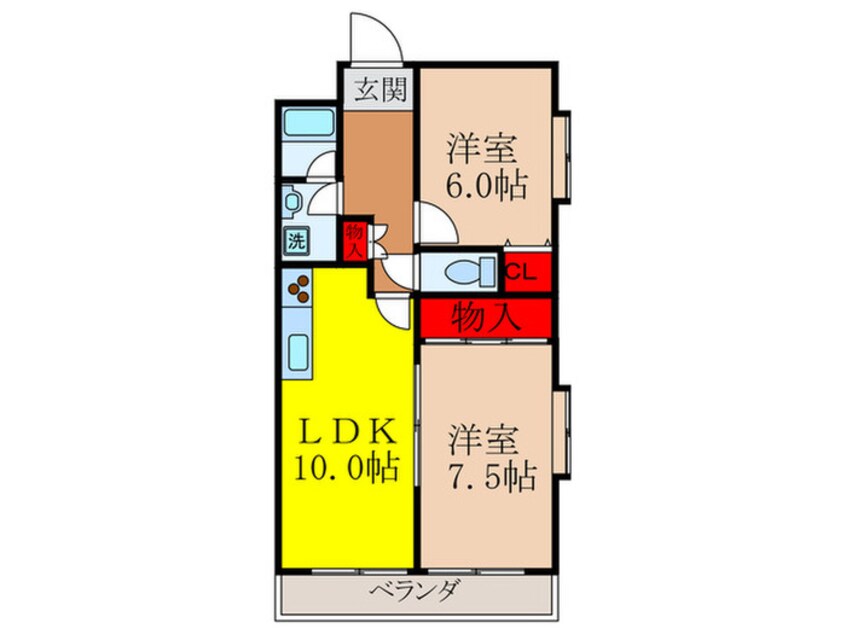 間取図 ハイツアメニティ