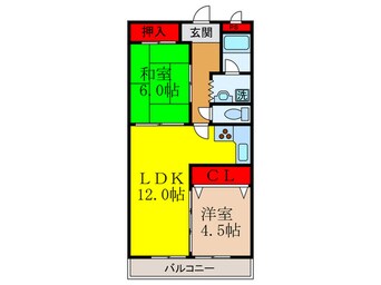 間取図 ハイツアメニティ