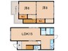 高丸1丁目7-7戸建 2LDKの間取り