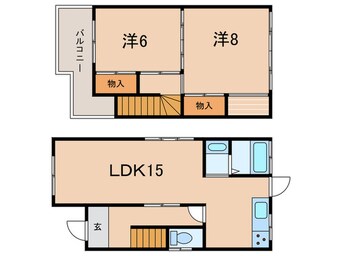 間取図 高丸1丁目7-7戸建