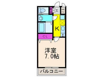 間取図 ウインズコ－ト井口堂