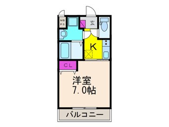 間取図 ウインズコ－ト井口堂