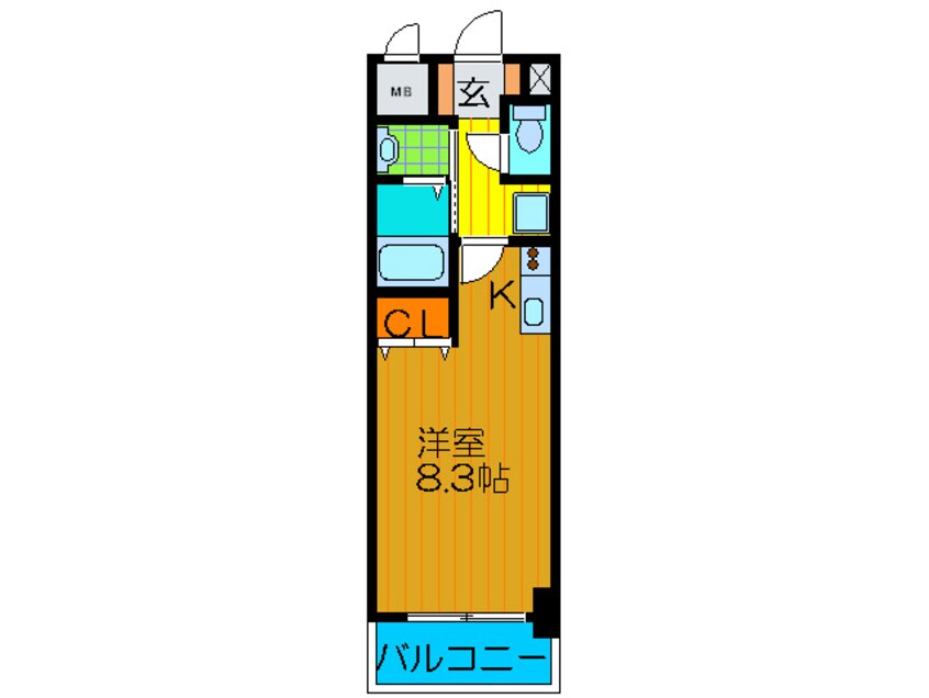 間取図 ウィスタリア新北野