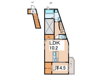 間取図 カーサイースト