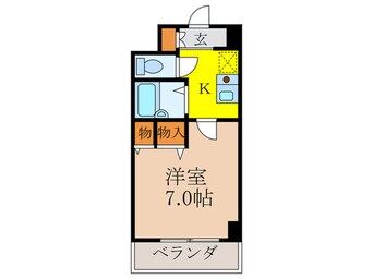 間取図 おおきに新大阪駅前ｻﾆｰｱﾊﾟｰﾄﾒﾝﾄ