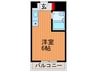 ヴィラ守口 1Rの間取り