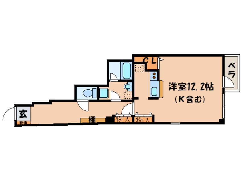 間取図 グランフィ－ルド