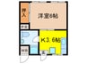 豊中コーエーマンション 1Kの間取り