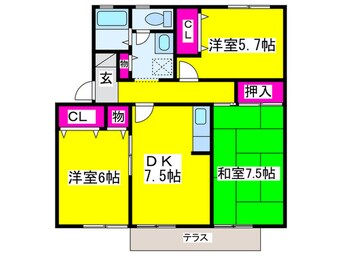 間取図 メゾンボヌール