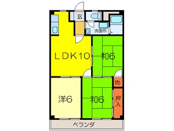 間取図 グランドシャトー山本