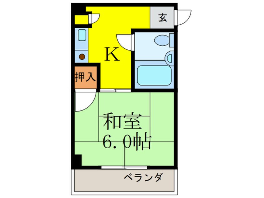 間取図 フローラルハイツ