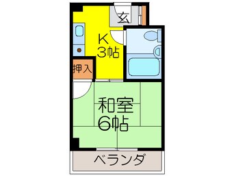 間取図 フローラルハイツ