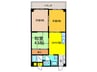 リアライズ住道南 3DKの間取り