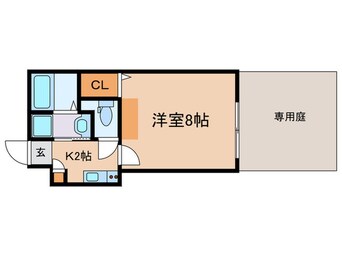 間取図 仮）Gladvis二条式部