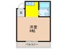 ボヌ－ル大日Ｂ棟 1Rの間取り