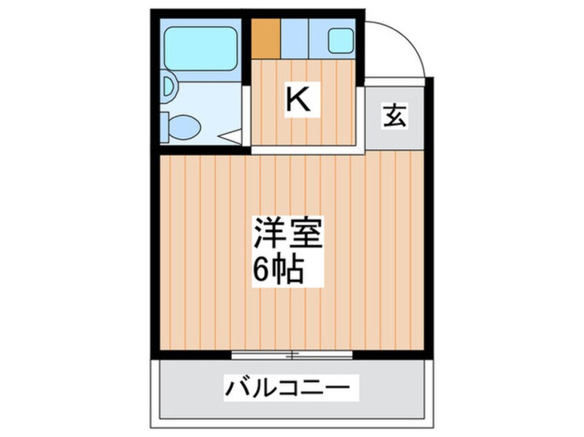 間取図 ボヌ－ル大日Ｂ棟