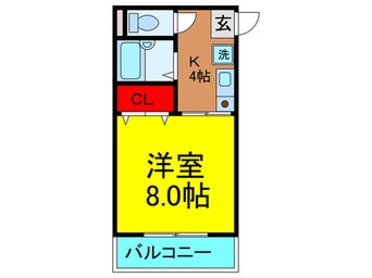 間取図 ハイツオ－ク