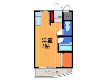 間取図 ミルフォ－ド大東
