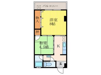 間取図 梅津マンション１番館