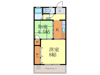 間取図 梅津マンション１番館