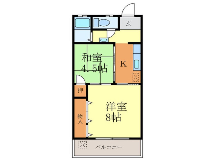 間取図 梅津マンション１番館