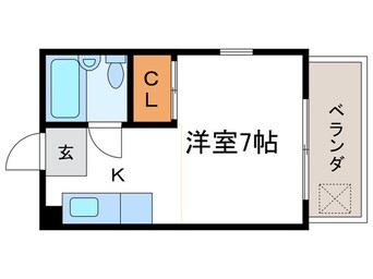 間取図 ロイヤルハイツ　ナカムラ