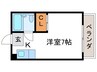 ロイヤルハイツ　ナカムラ 1Kの間取り
