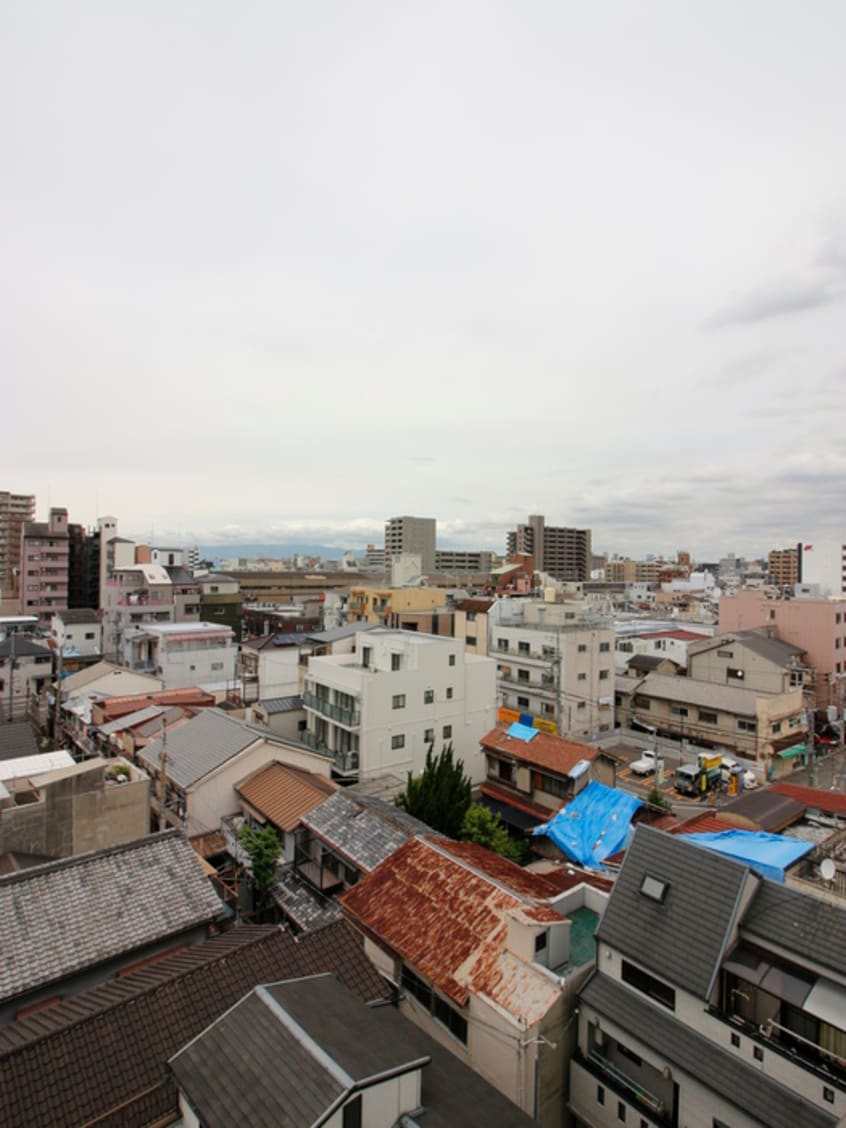 室内からの展望 ル　クレ－ル天下茶屋